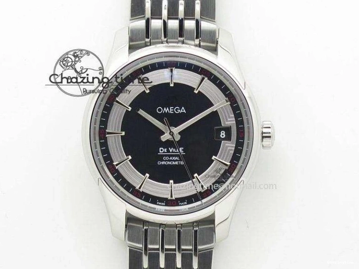 0120 Functional De Ville MK 1:1 Best Edition SS White Dial On Black Leather Strap A 8260